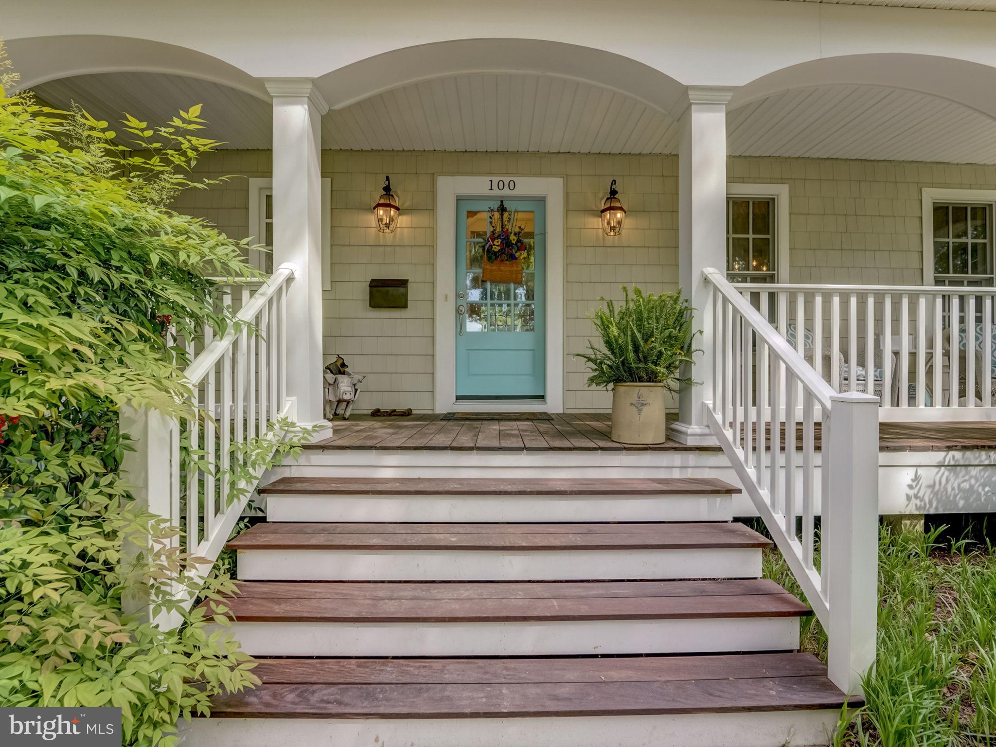 100 Evergreen Road Severna Park, MD 21146 - Photo 7 of 77 Front Porch w/Views of Severn School Playing Field