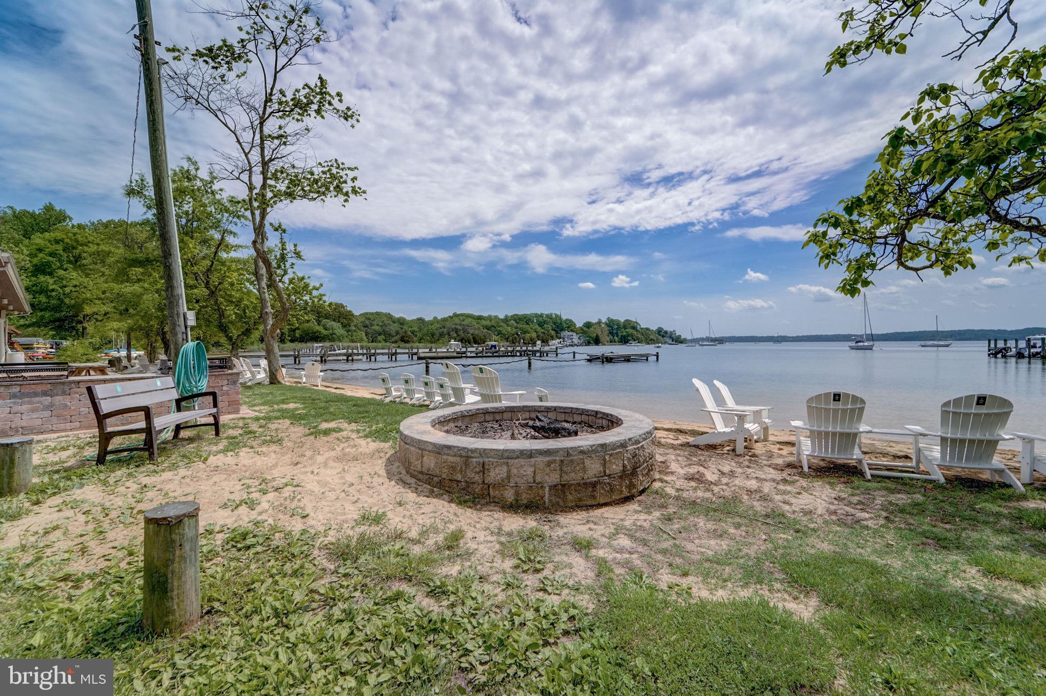100 Evergreen Road Severna Park, MD 21146 - Photo 69 of 77 Spring and Fall nights by the fire are always nice