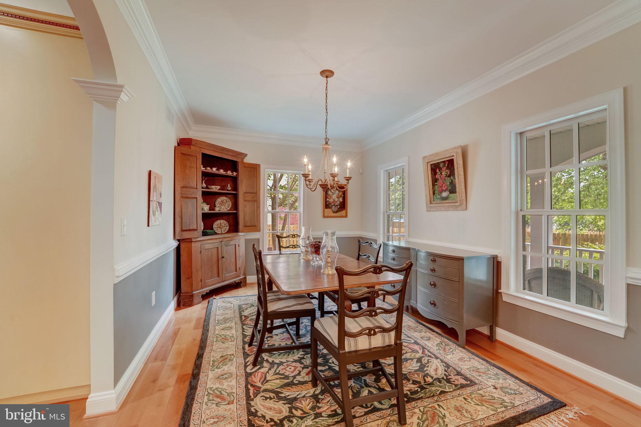 100 Evergreen Road Severna Park, MD 21146 - Photo 10 of 77 Formal Dining Room showcases oversized Moldings