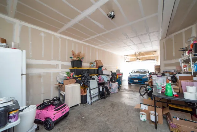 a room with storage and utility