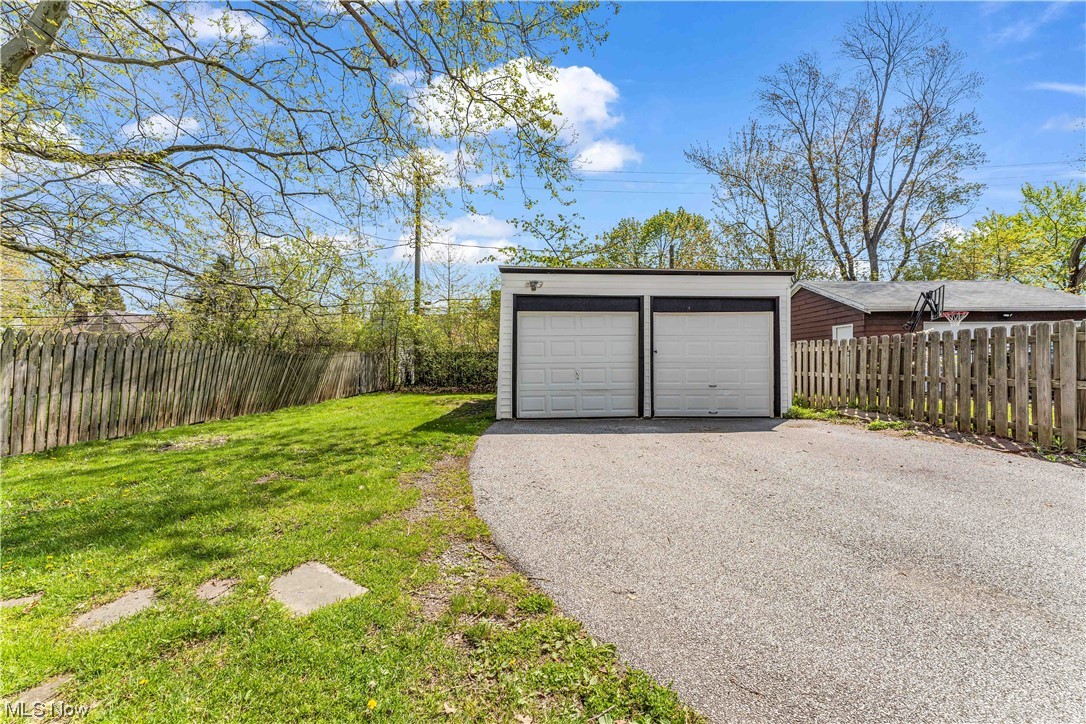 3609 Strandhill Road Shaker Heights, OH 44122 - Photo 8 of 47 Garage with a yard