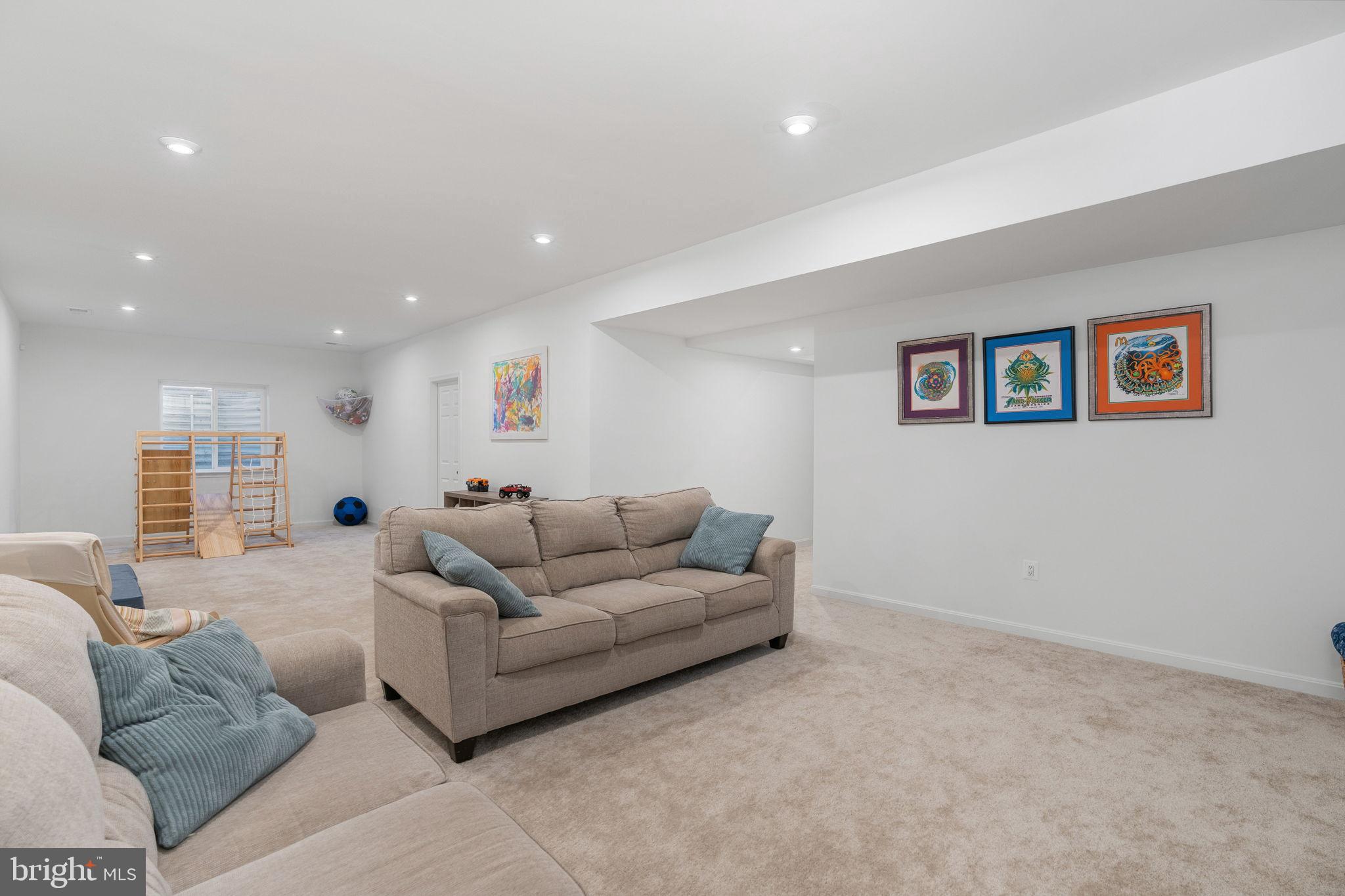 6371 Pointer Lane King George, VA 22485 - Photo 44 of 51 Fantastic basement space with 9-foot ceilings.