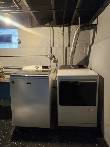 a utility room with a sink