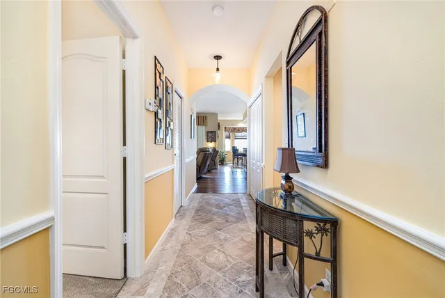 a view of a city with lawn chairs