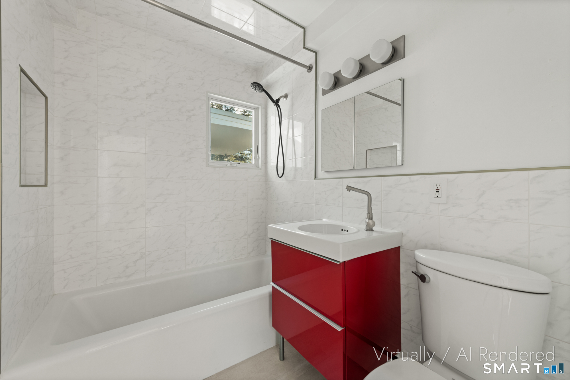 17 Richmond Hill Road Weston, CT 06883 - Photo 22 of 24 a bathroom with a sink toilet vanity and tub