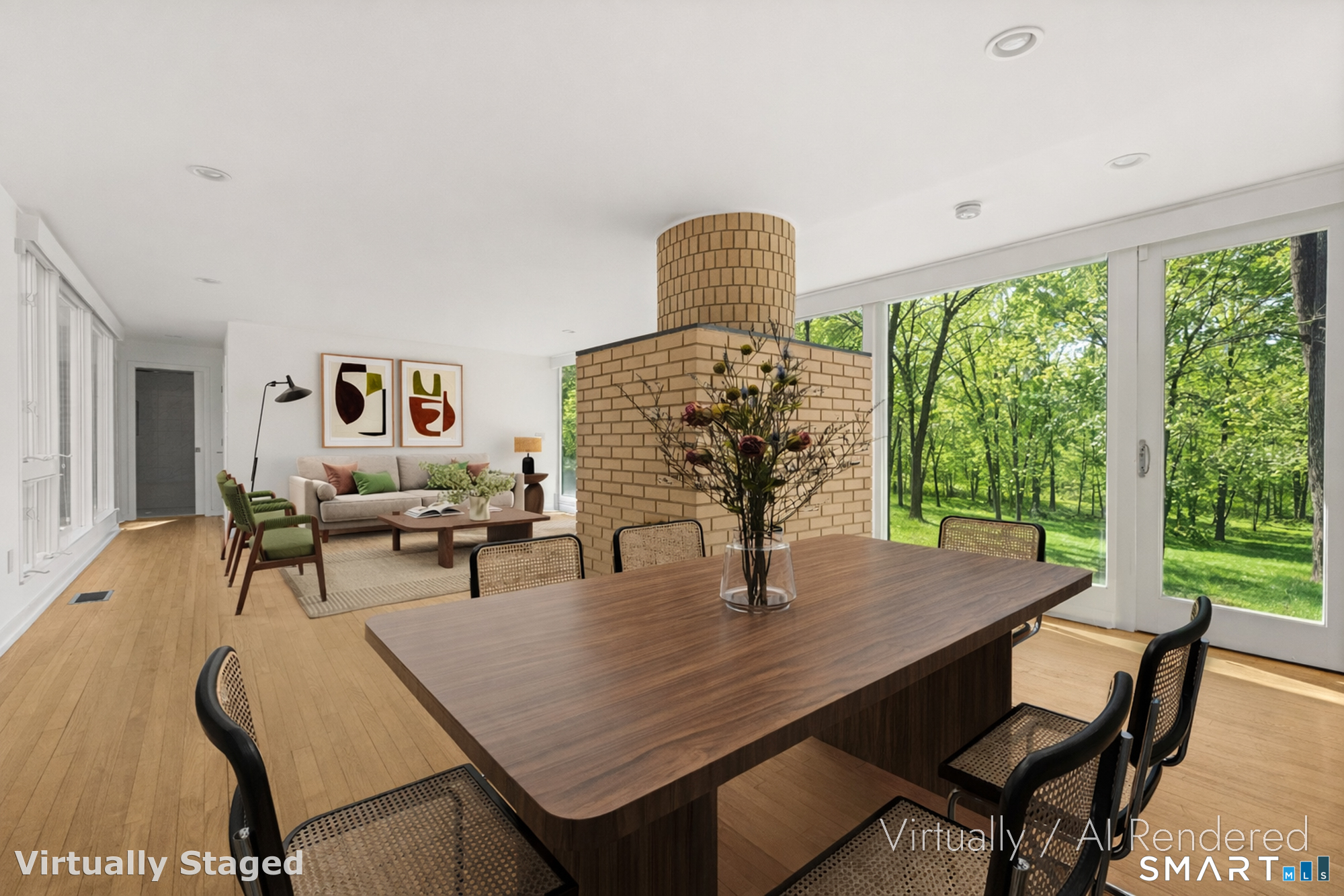 17 Richmond Hill Road Weston, CT 06883 - Photo 10 of 24 a dining room with furniture and wooden floor