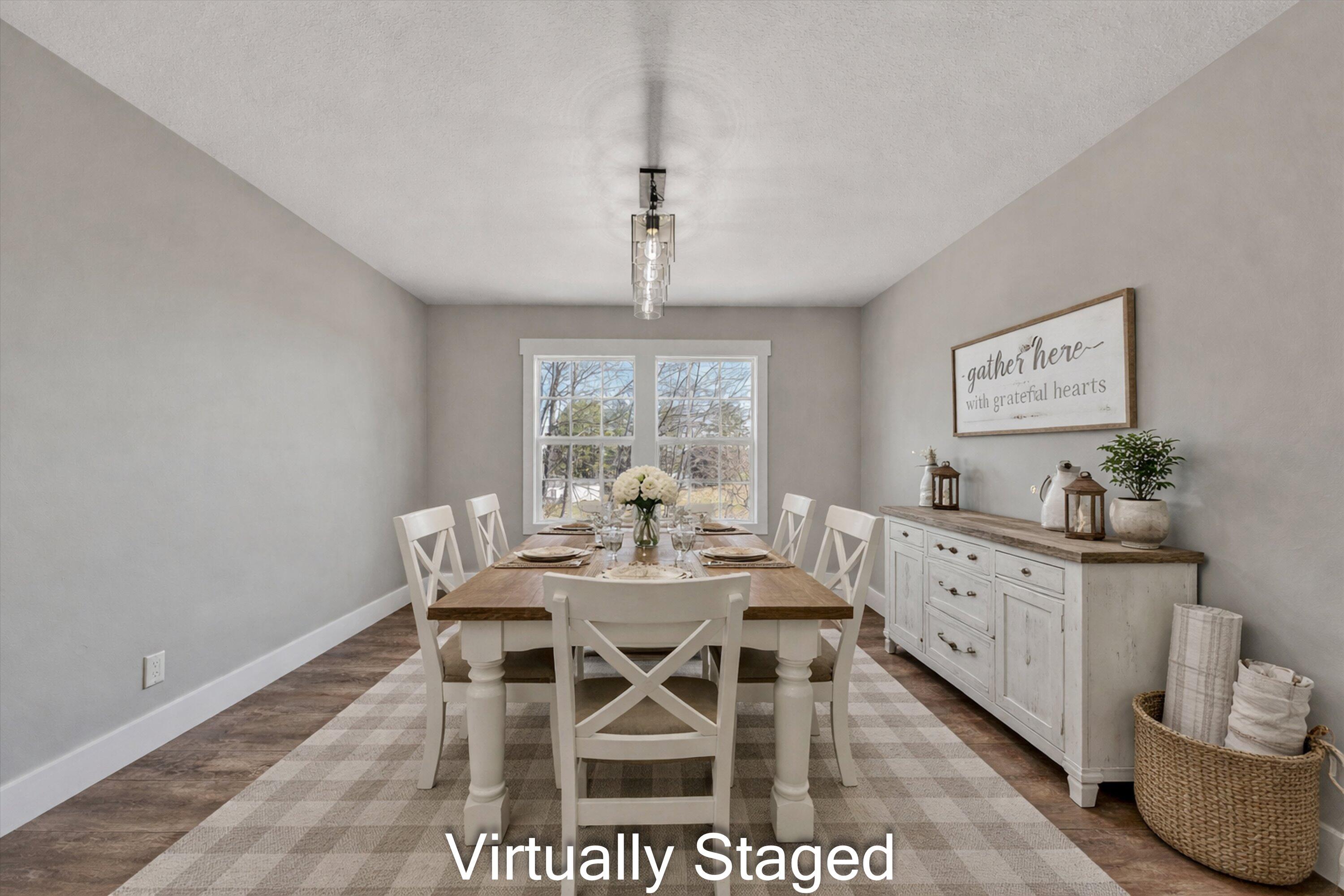 200 Surber Drive Moneta, VA 24121 - Photo 12 of 52 a view of a dining room with furniture window and outside view