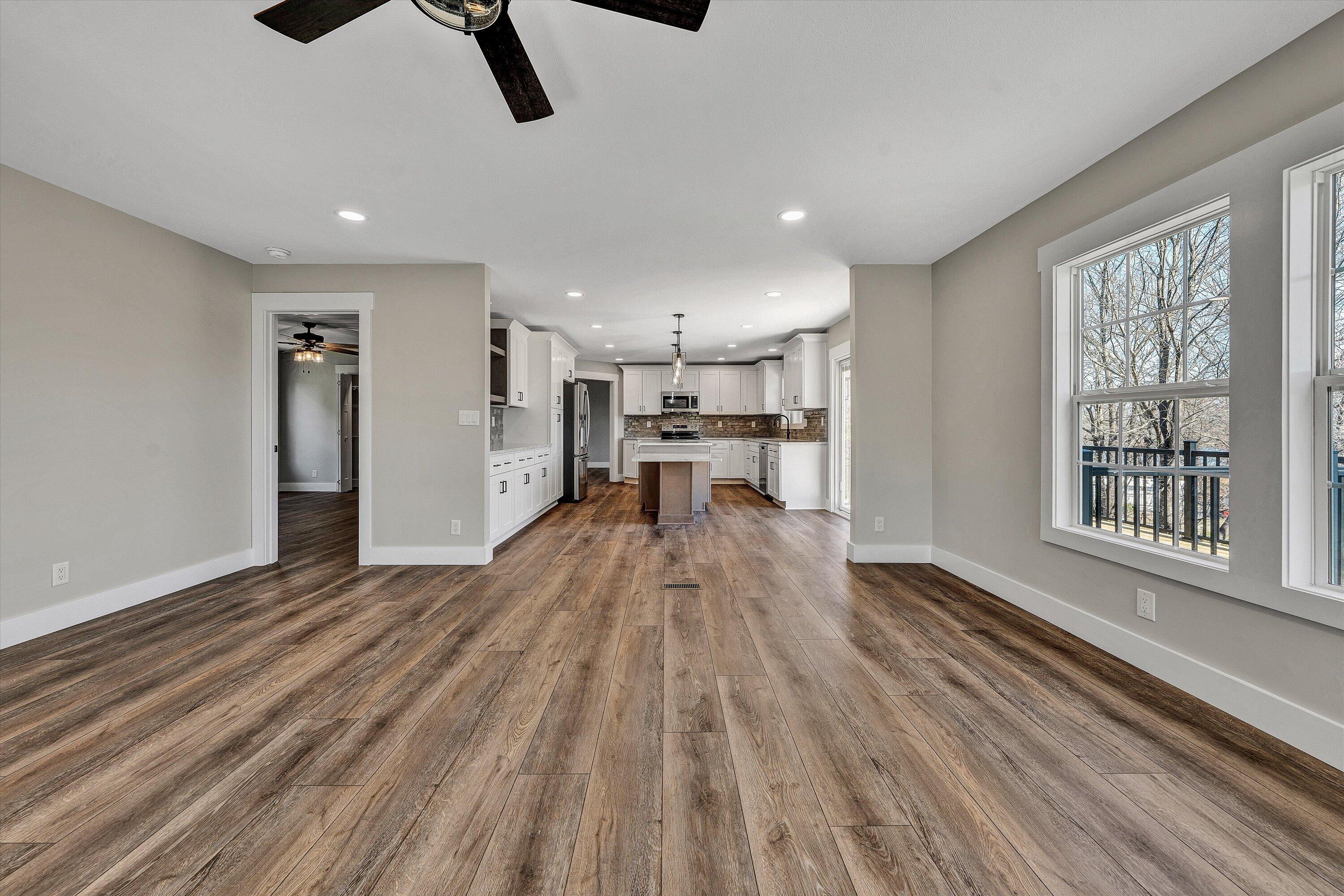 200 Surber Drive Moneta, VA 24121 - Photo 22 of 52 a view of a kitchen with wooden floor and a kitchen
