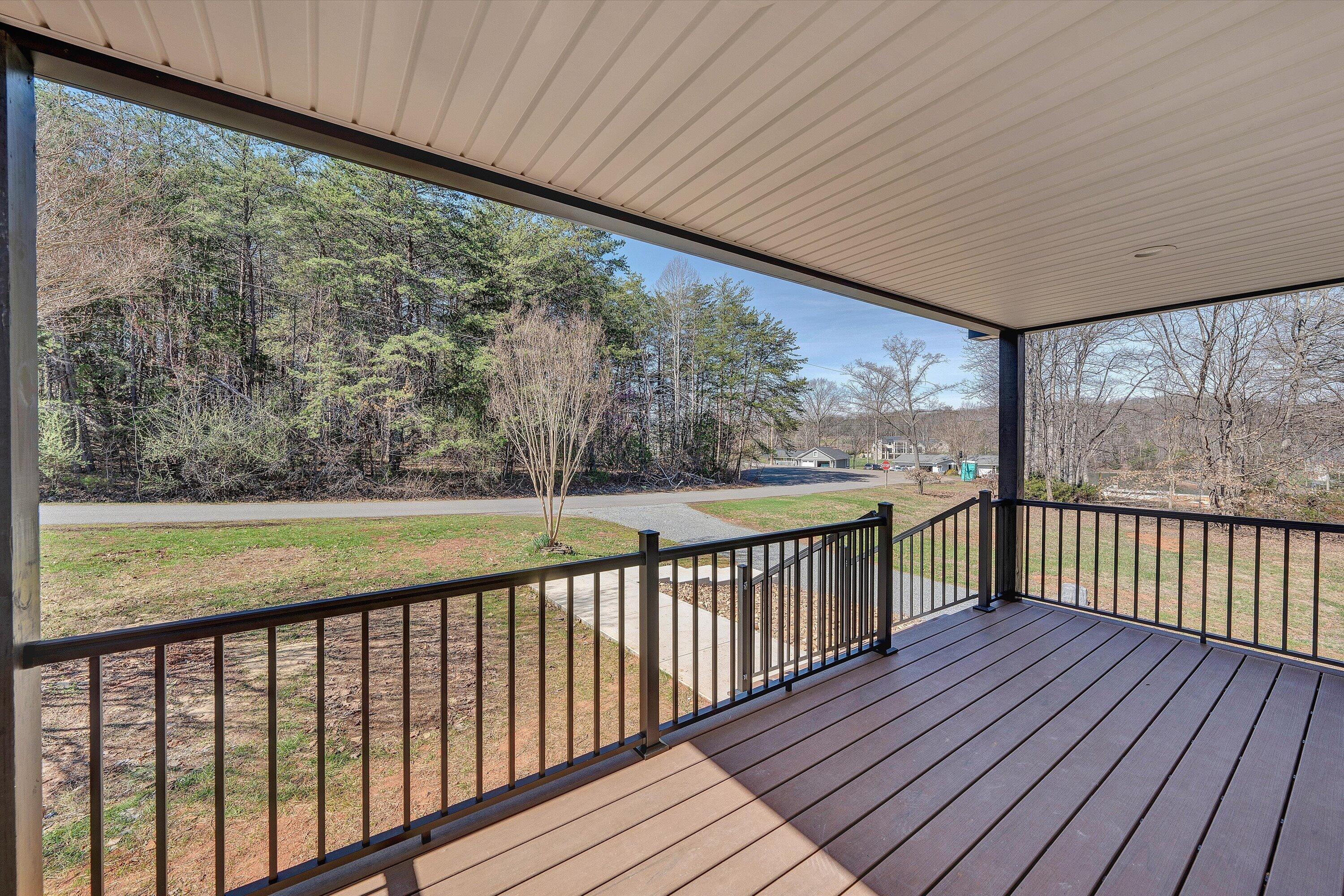 200 Surber Drive Moneta, VA 24121 - Photo 5 of 52 a view of balcony with wooden floor