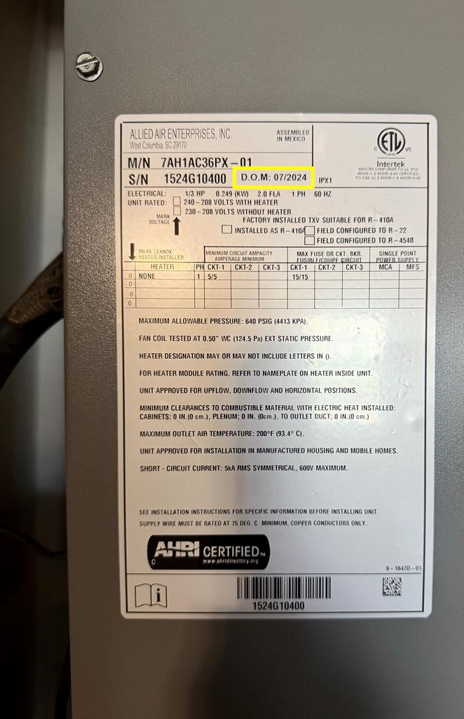 3341 Flowers Chapel Road Dothan, AL 36305 - Photo 80 of 80 Upstairs Internal Air Handler-1.5 years old