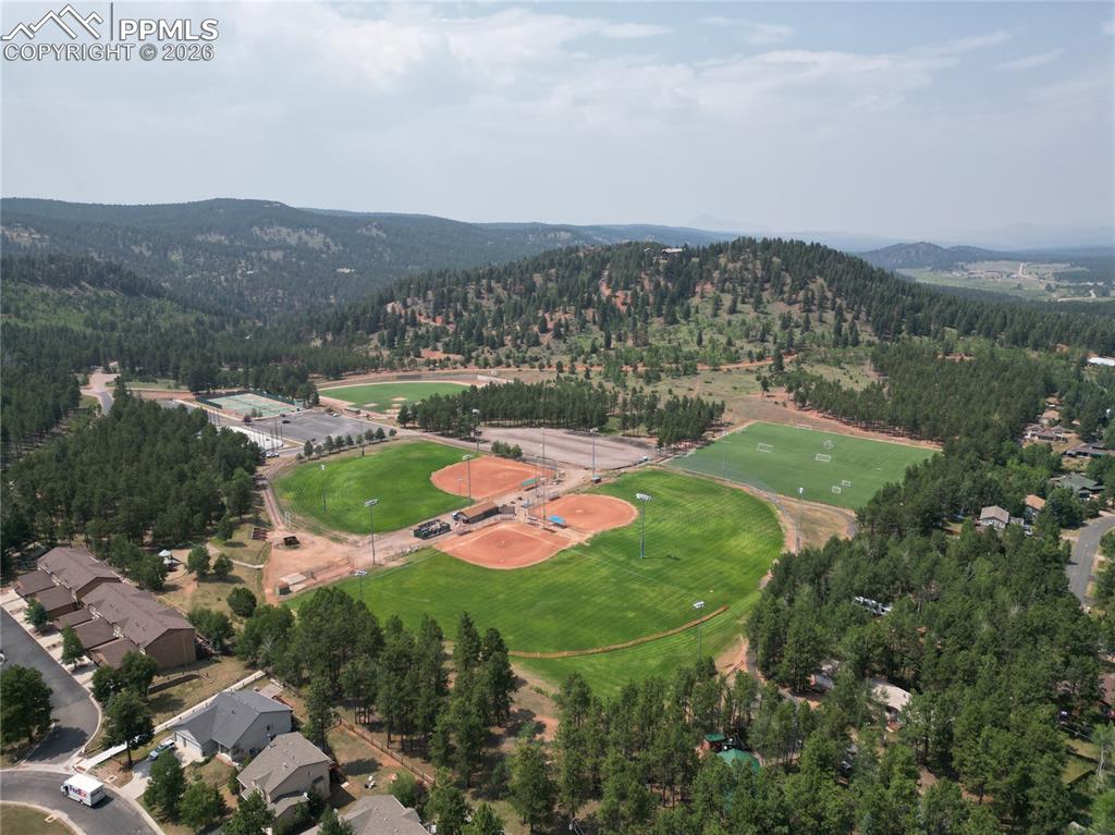 747 Pinon Ridge Drive Woodland Park, CO 80863 - Photo 32 of 32 an aerial view of multiple house