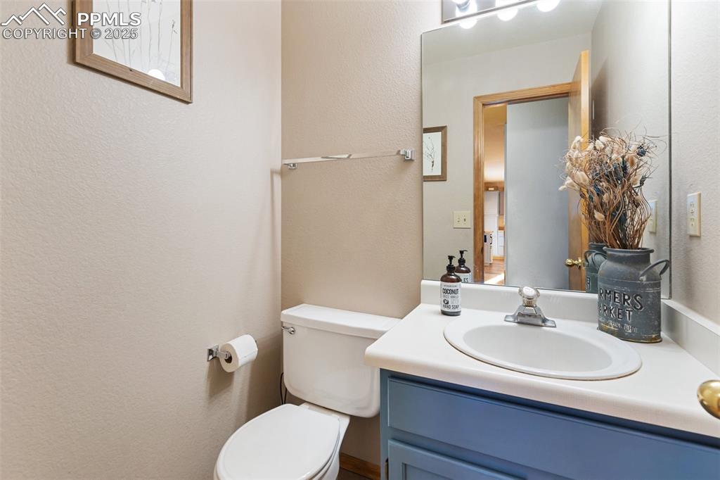 747 Pinon Ridge Drive Woodland Park, CO 80863 - Photo 10 of 32 a bathroom with a sink and a toilet