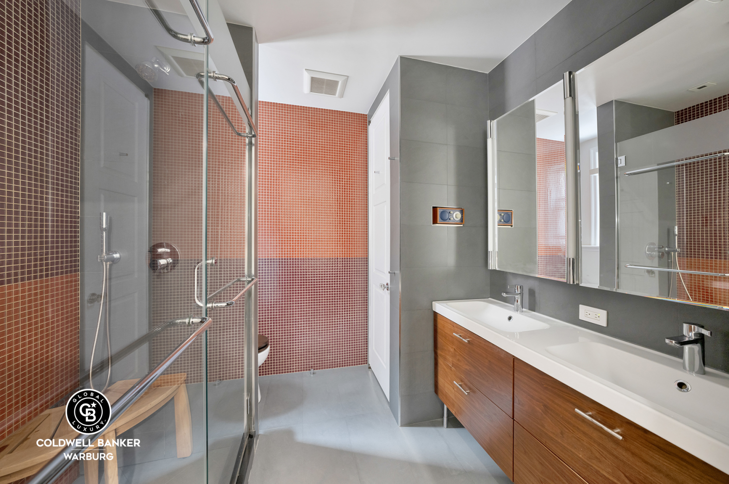 1148 5th Avenue, Unit PARLOR/A Manhattan, NY 10128 - Photo 16 of 20 a bathroom with a sink and a mirror