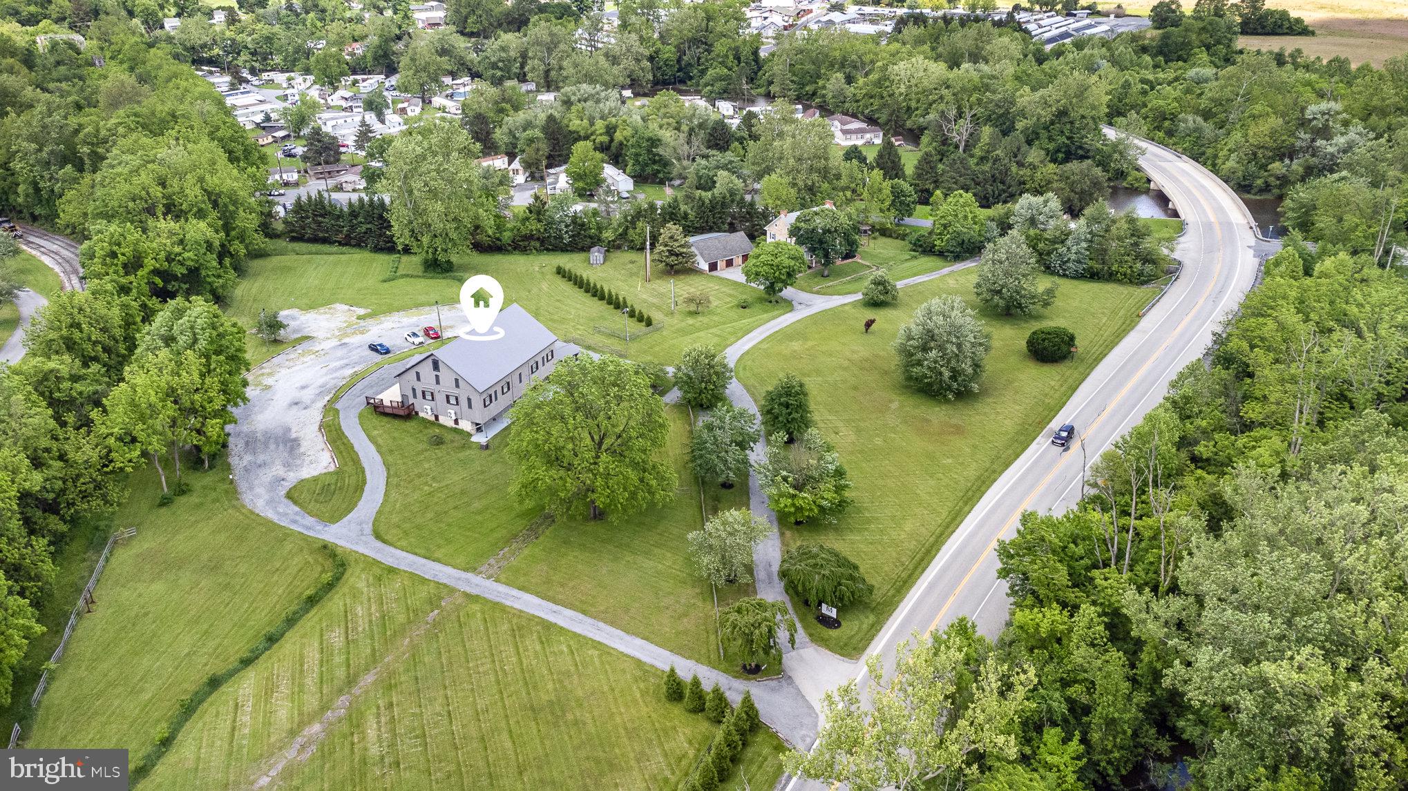 1554 Williams Grove Road Dillsburg, PA 17019 - Photo 75 of 75 an aerial view of a residential houses with outdoor space and trees