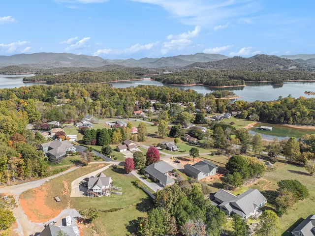 a view of a city with lake view
