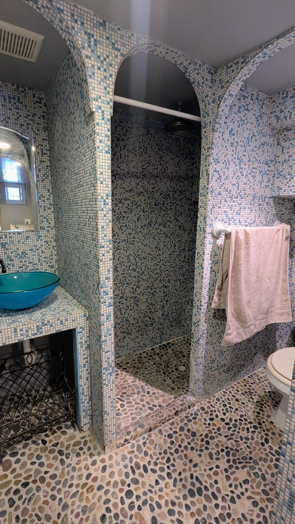 23 North Jackson Street Waukegan, IL 60085 - Photo 18 of 26 a bathroom with a toilet and a shower