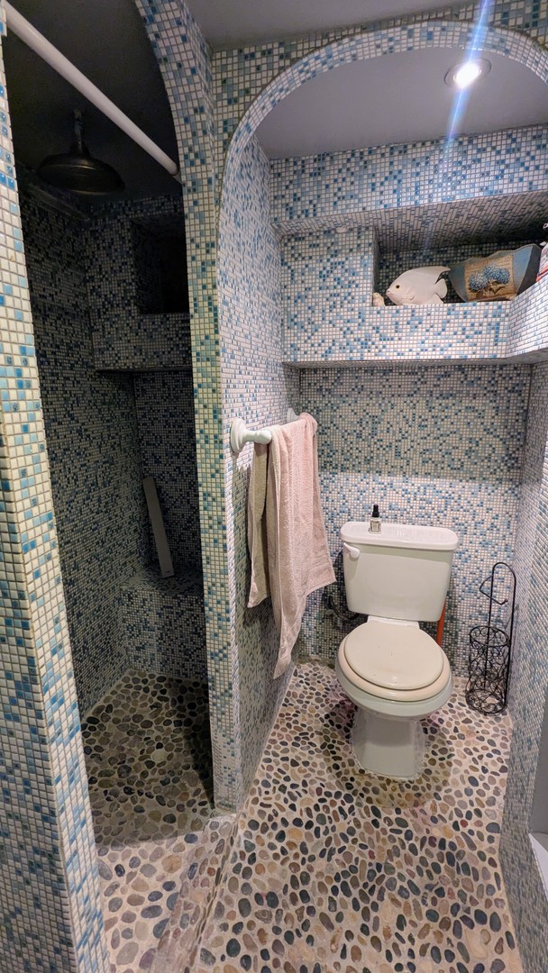 23 North Jackson Street Waukegan, IL 60085 - Photo 19 of 26 a bathroom with a toilet and a shower