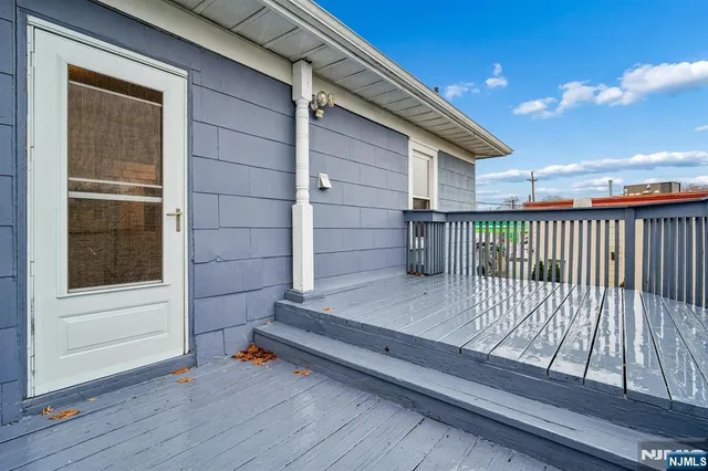 a view of porch with seating space
