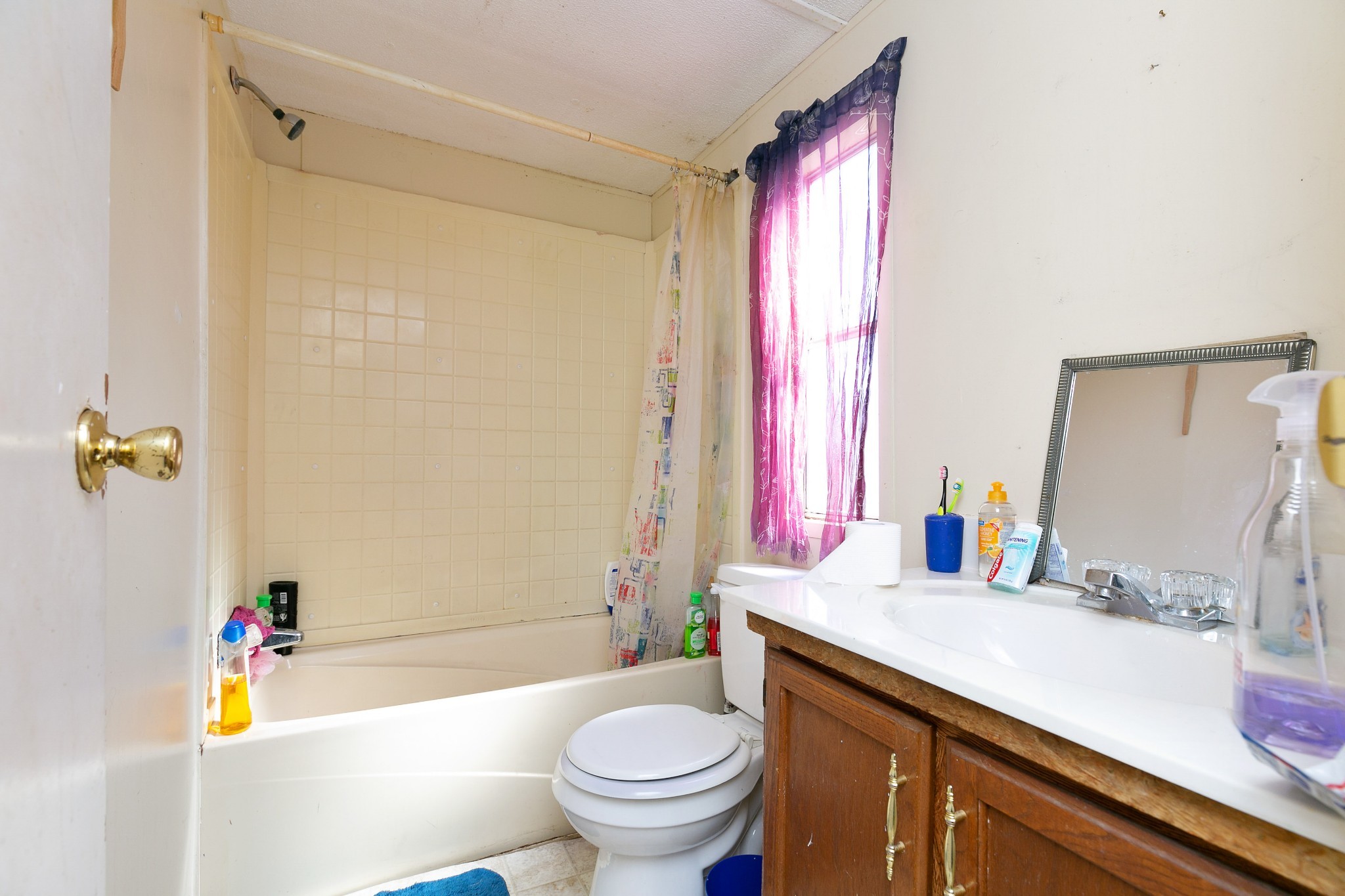 9812 Rocky Point Road Bon Aqua, TN 37025 - Photo 11 of 48 a bathroom with a sink a toilet and a mirror
