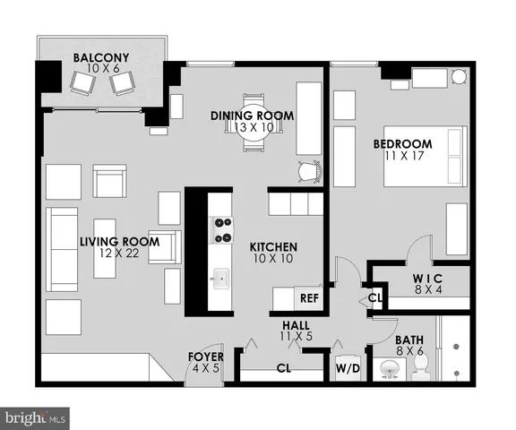 a picture of a bench in a bathroom