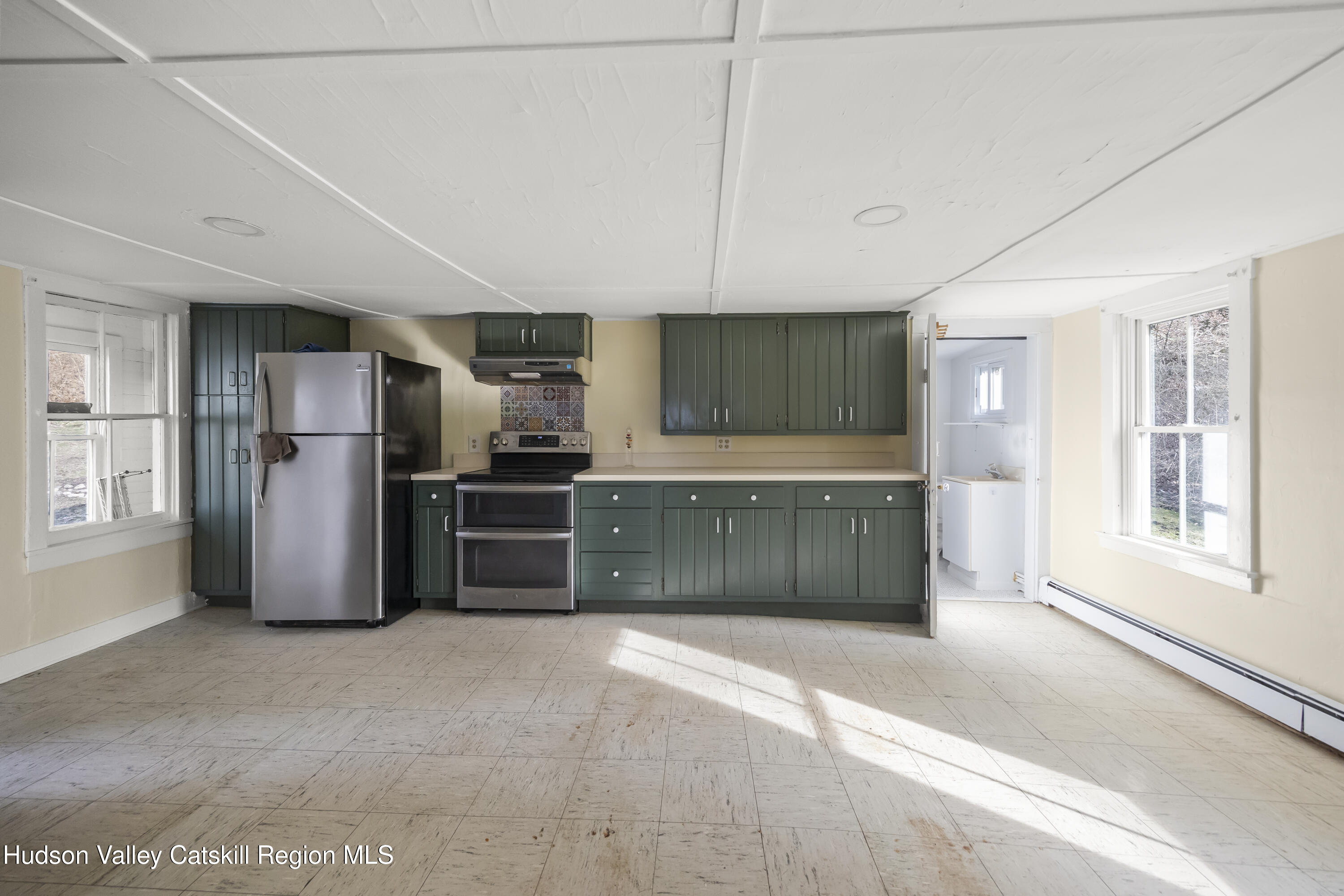 151 Valley View Road Copake Falls, NY 12517 - Photo 4 of 10 Kitchen bathroom to right 7Y3A5984
