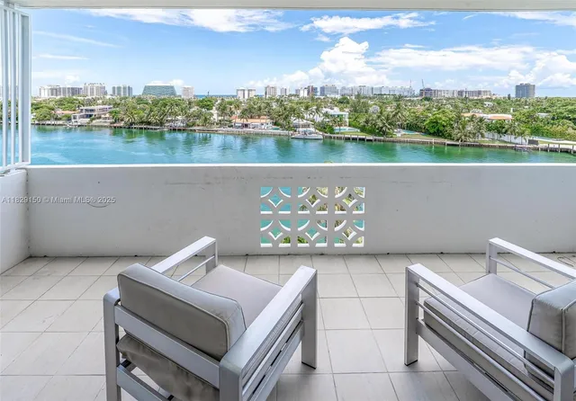 an aerial view of a house with a lake
