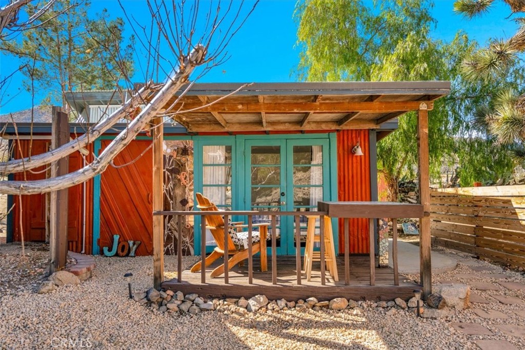 62238 Rincon Road Joshua Tree, CA 92252 - Photo 49 of 60 a view of wooden roof deck