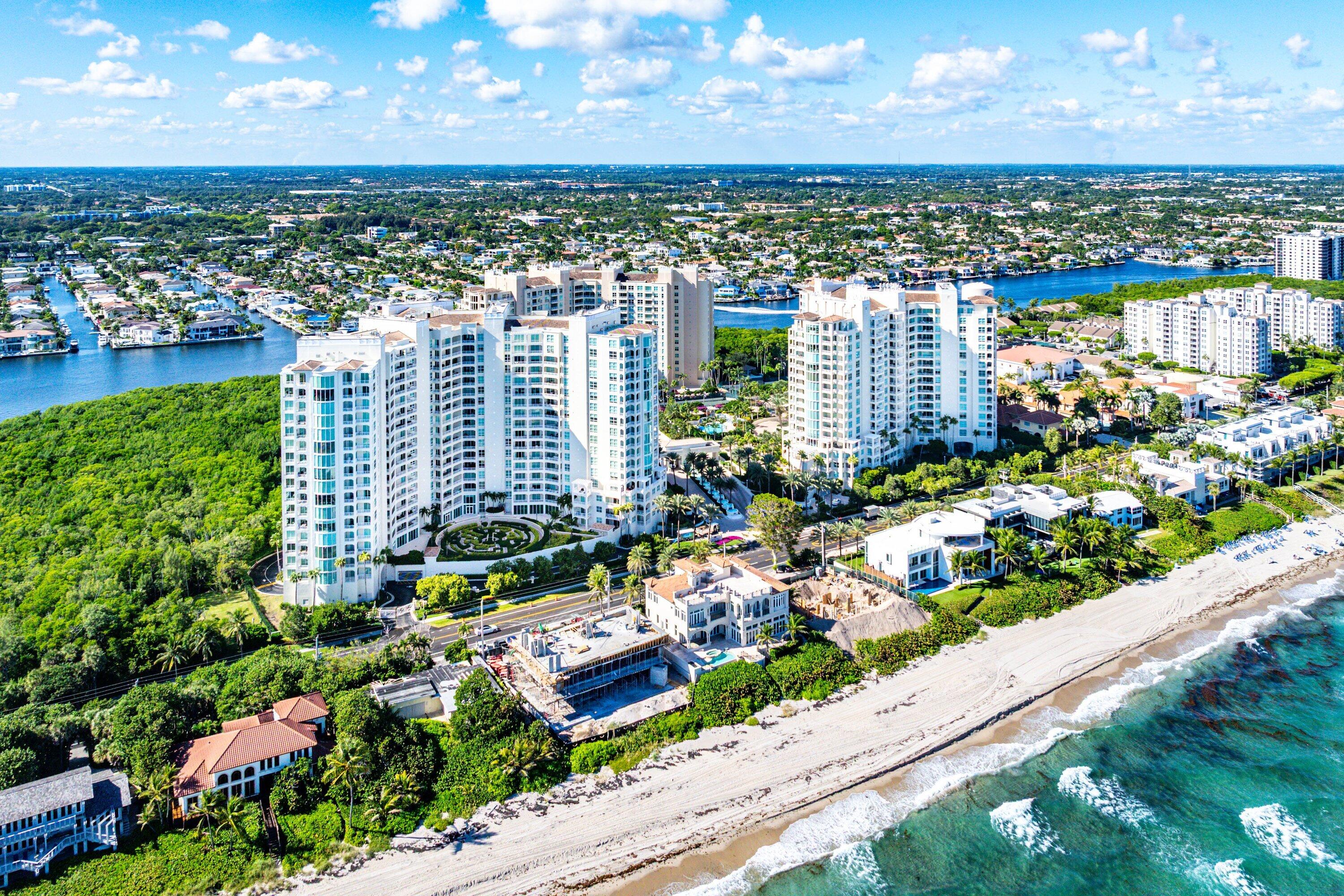 3700 South Ocean Boulevard, Unit 202 Highland Beach, FL 33487 - Photo 56 of 75 a view of a city with tall buildings