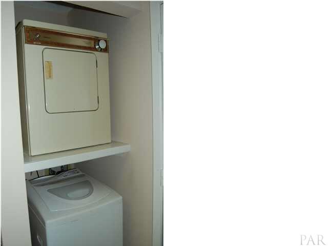 7150 Plantation Road, Unit 413 Pensacola, FL 32504 - Photo 15 of 21 Stackable washer and dryer convey with purchase