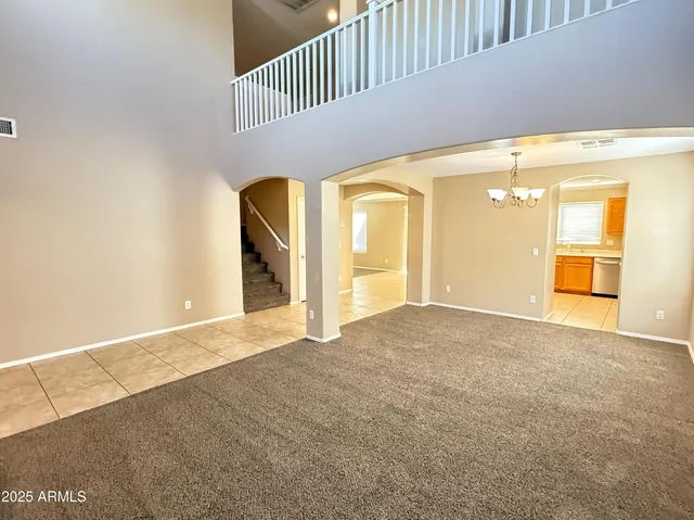 a view of an empty room