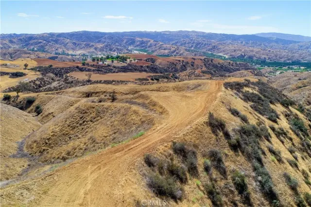 a view of city and mountain