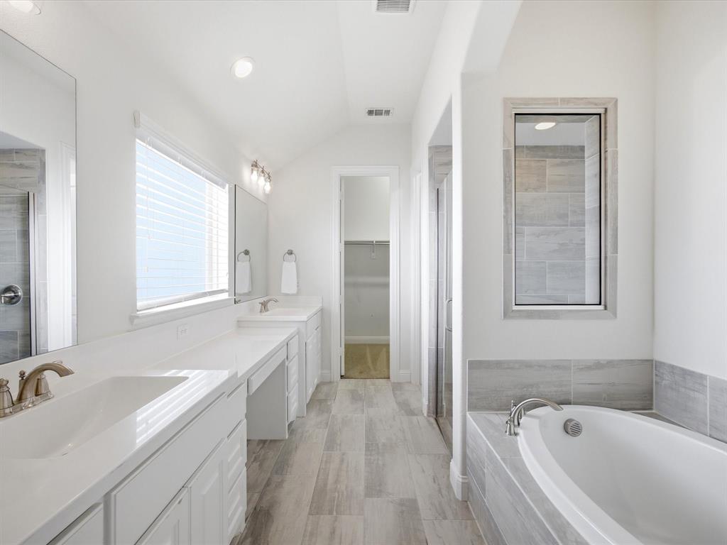 13817 Green Hook Road Fort Worth, TX 76008 - Photo 20 of 40 Primary bathroom dual sinks