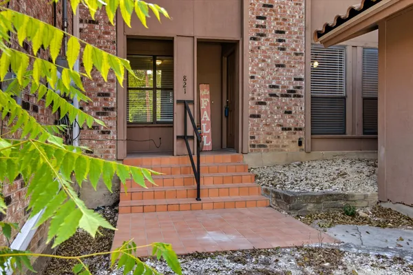 a view of an entrance to house