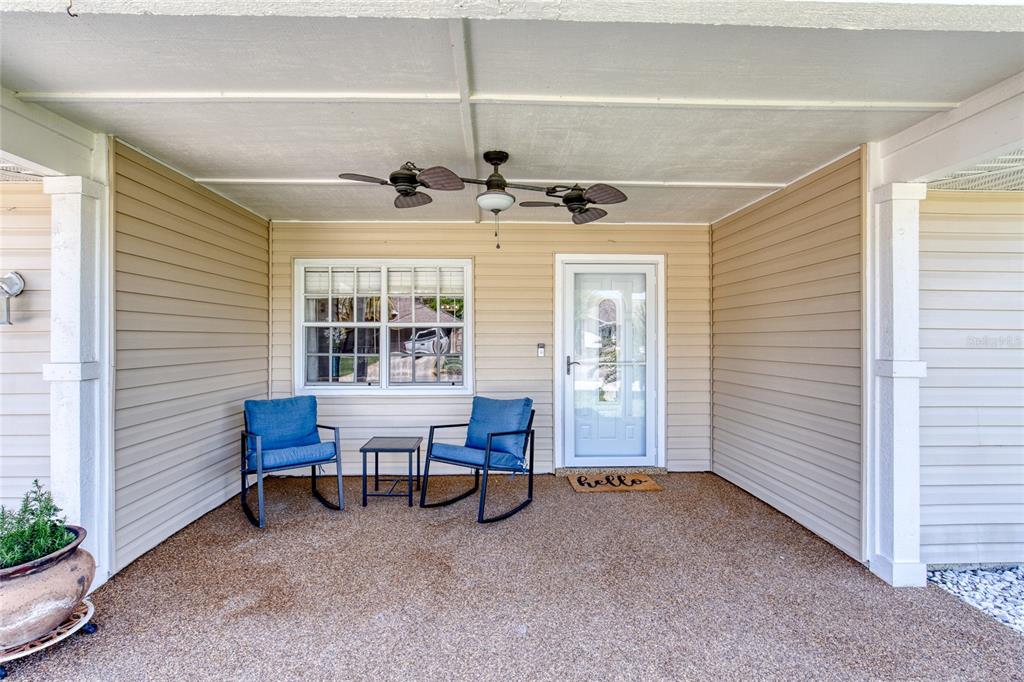 23 Fallon Lane Palm Coast, FL 32137 - Photo 58 of 77 a view of a workspace with furniture and windows