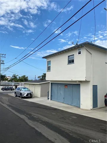 a car parked in front of a house