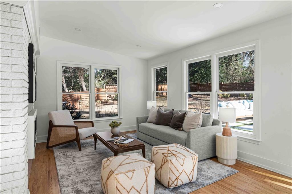 2576 River Oak Drive Decatur, GA 30033 - Photo 28 of 47 a living room with furniture and a large window