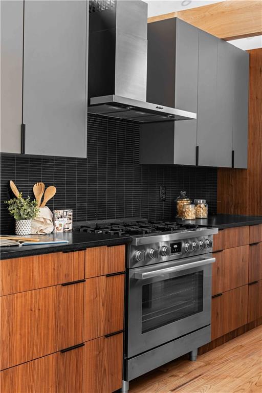 2576 River Oak Drive Decatur, GA 30033 - Photo 7 of 47 a kitchen with stainless steel appliances granite countertop a stove and a microwave