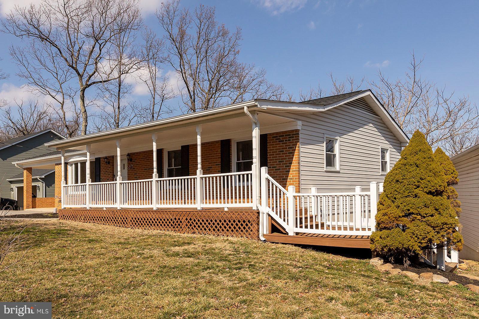 516 Lower Valley Road Strasburg, VA 22657 - Photo 5 of 7 Covered porch