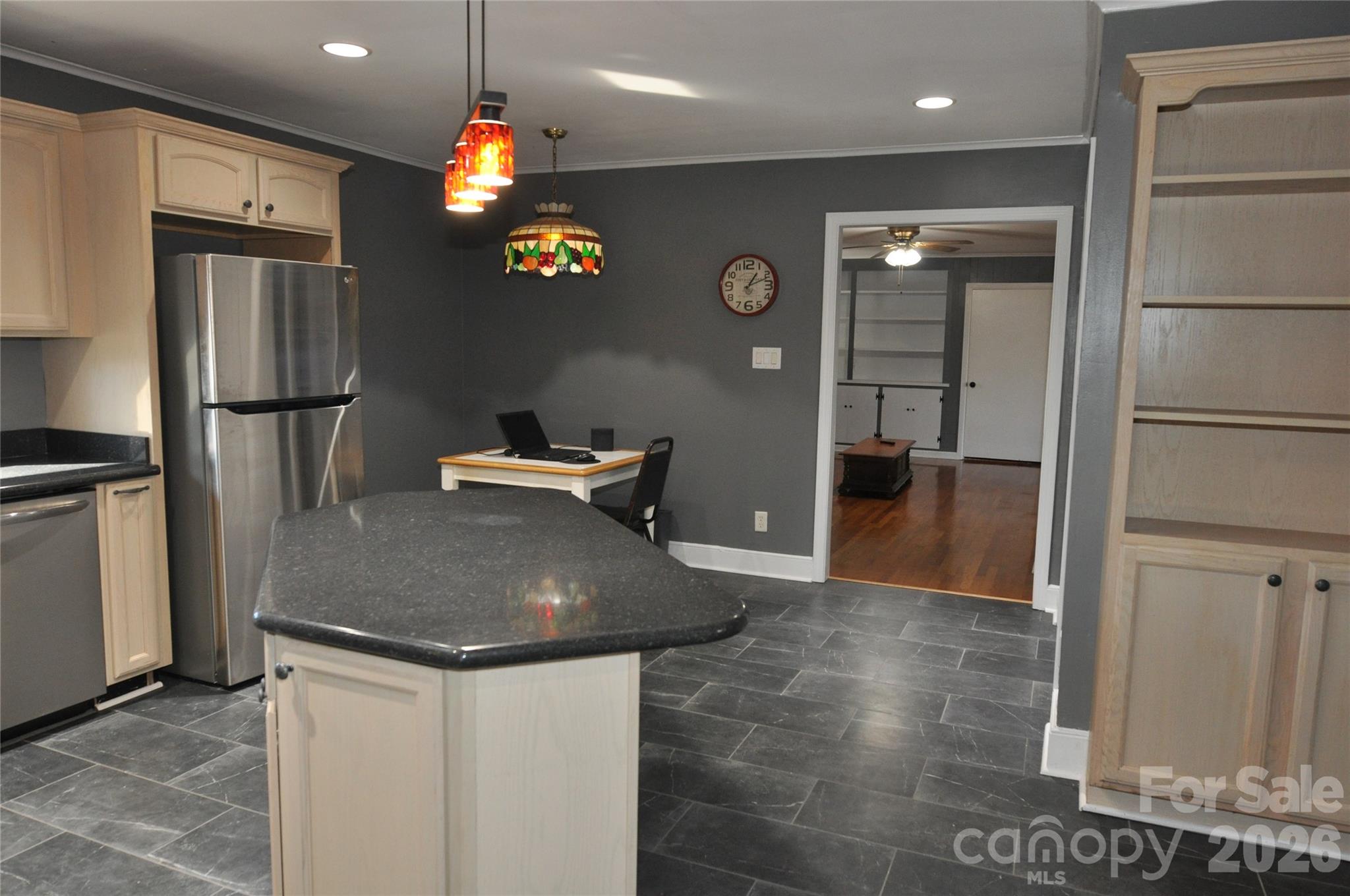 109 Shamrock Drive Chester, SC 29706 - Photo 34 of 38 a view of a kitchen with a sink and a refrigerator