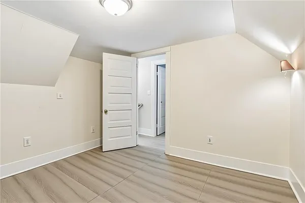 a view of an empty room