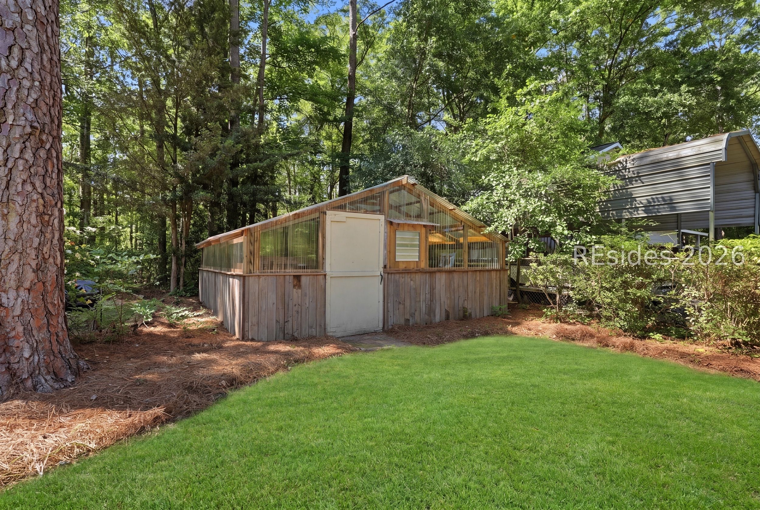 662 Old House Road Ridgeland, SC 29936 - Photo 41 of 54 Fully Functioning Backyard Greenhouse.