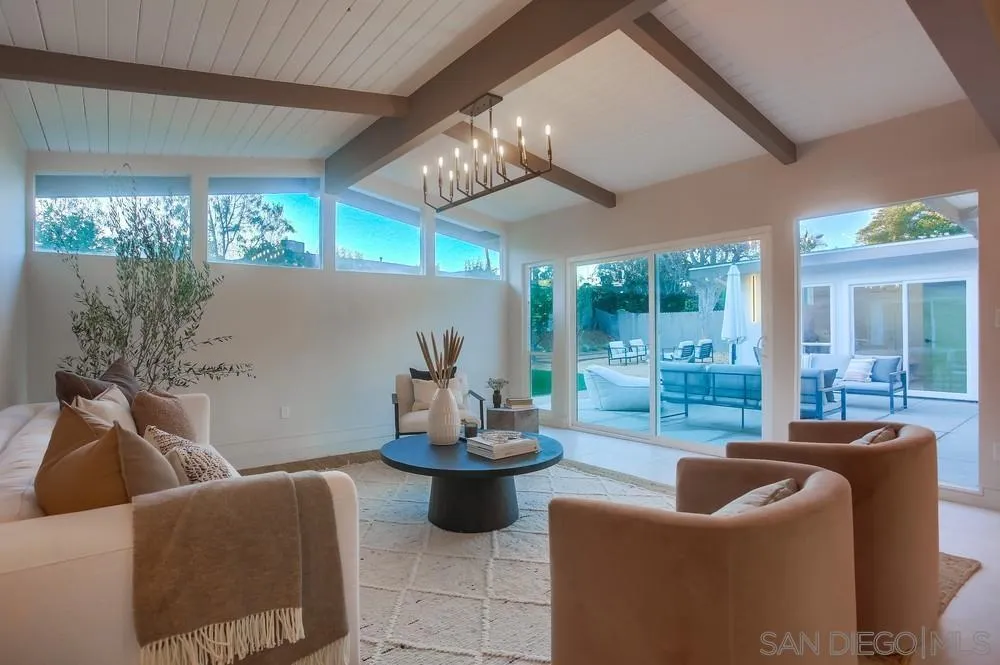 5878 Soledad Road La Jolla, CA 92037 - Photo 21 of 74 a living room with furniture and a large window