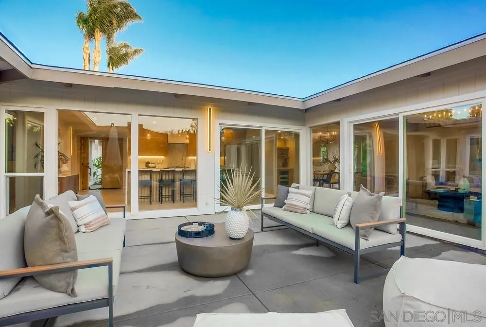 5878 Soledad Road La Jolla, CA 92037 - Photo 64 of 74 a living room with furniture and a potted plant