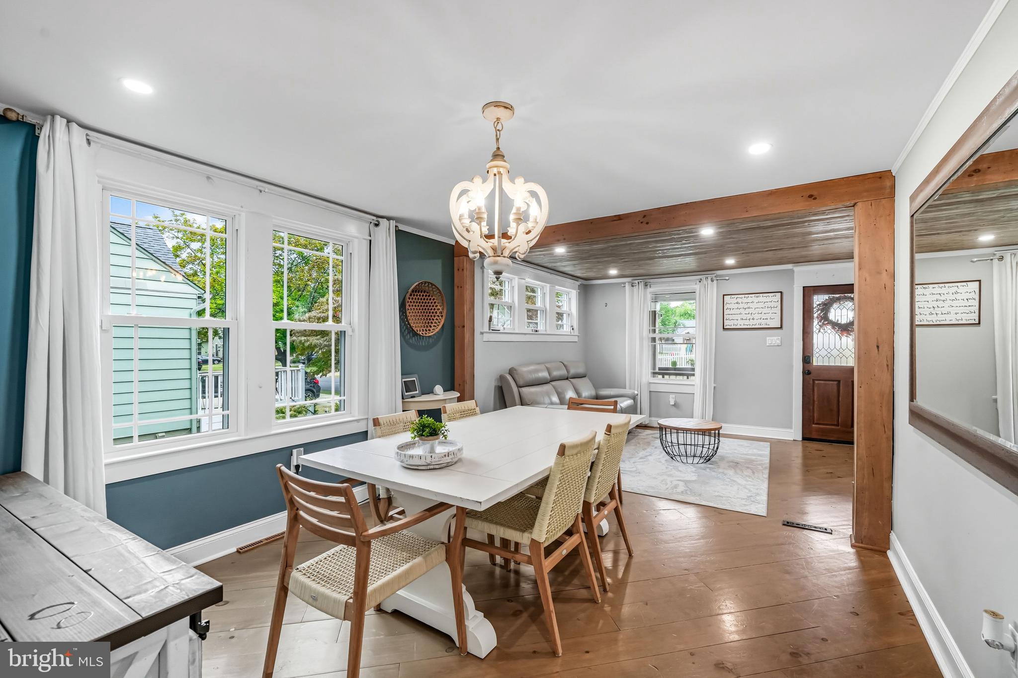 1600 West High Street Haddon Heights, NJ 08035 - Photo 15 of 46 a view of a dining room with furniture window and outside view