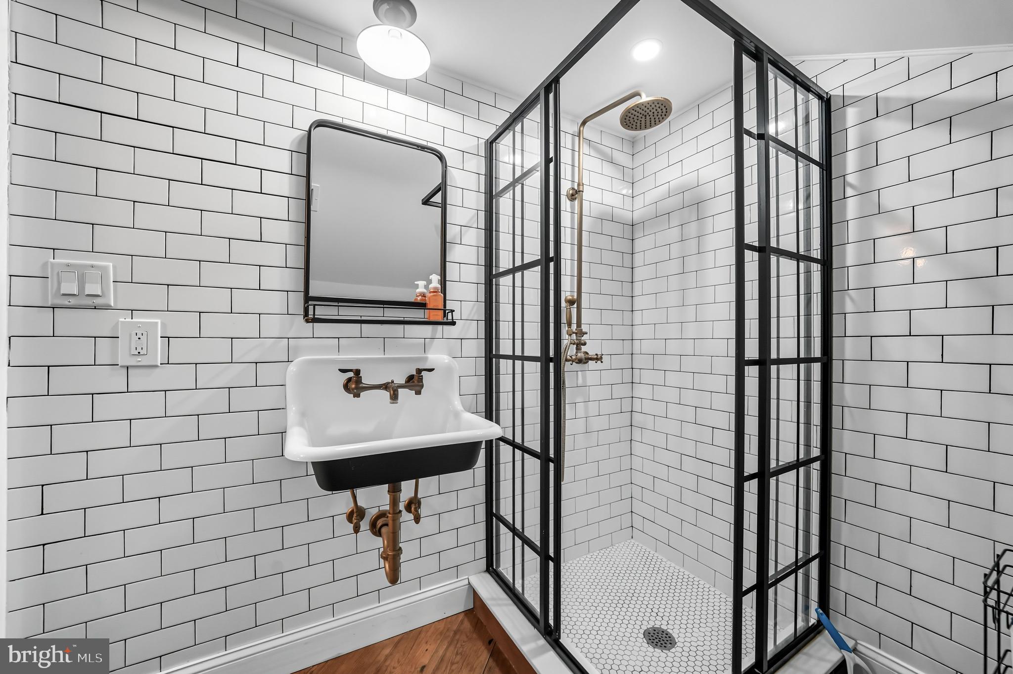 1600 West High Street Haddon Heights, NJ 08035 - Photo 38 of 46 a bathroom with a shower and a sink