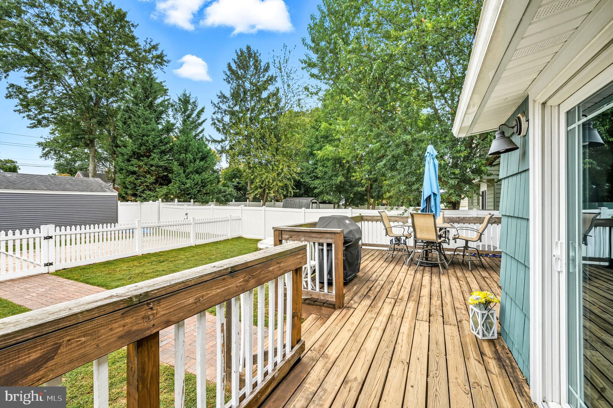 1600 West High Street Haddon Heights, NJ 08035 - Photo 46 of 46 a balcony with two chairs and a table