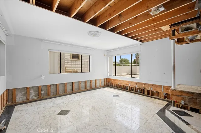 a view of an empty room