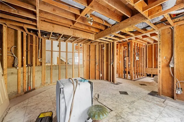 a view of porch with a potted plant