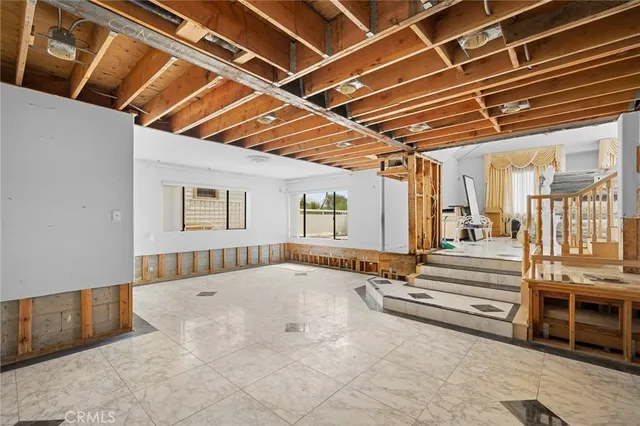 a view of an indoor swimming pool