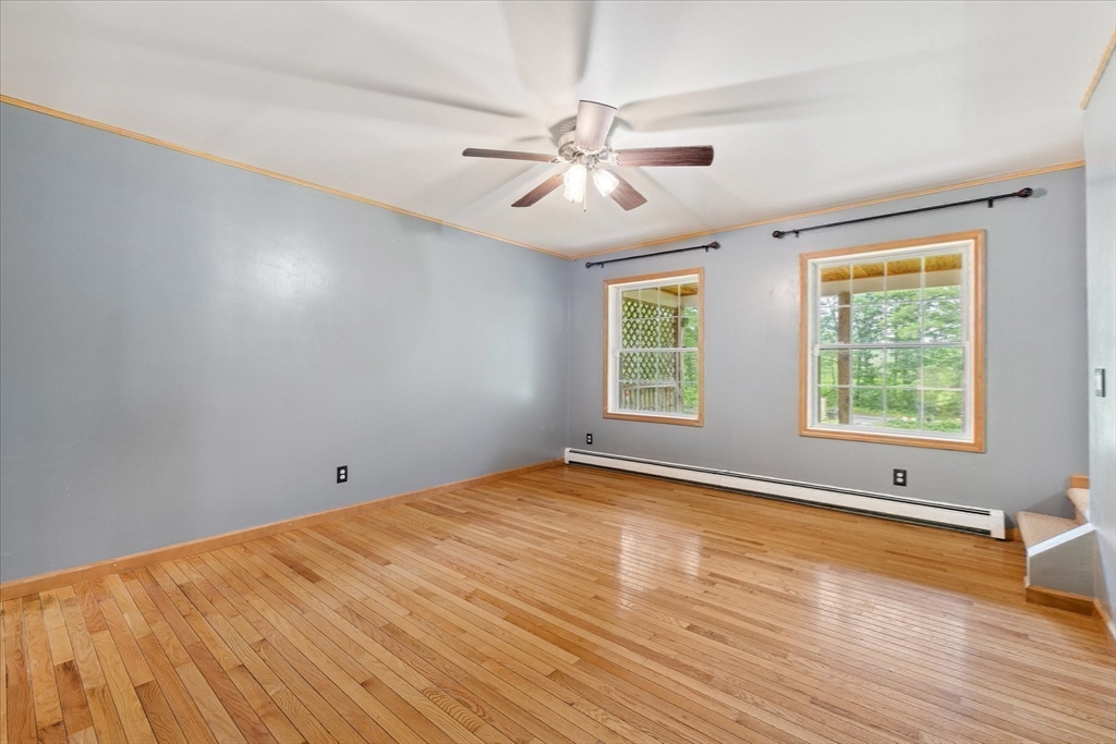 1824 Greenwich Road Hardwick, MA 01082 - Photo 16 of 41 wooden floor in an empty room with a window